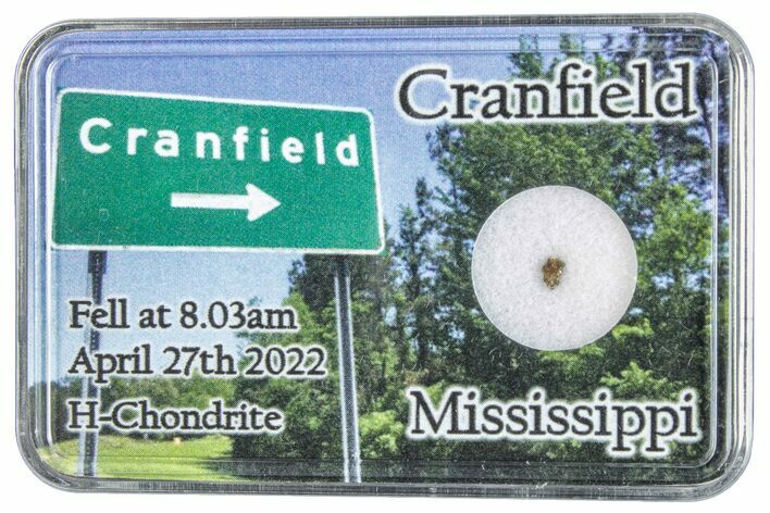 Chondrite Meteorite Fragment - Cranfield #285873